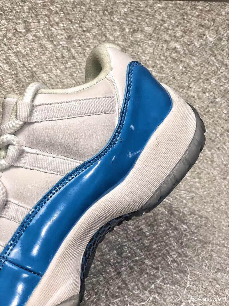 乔丹Air Jordan 11 Low Columbia纯原版本AJ11低帮原厂真碳实战篮球鞋 货号:528895-106