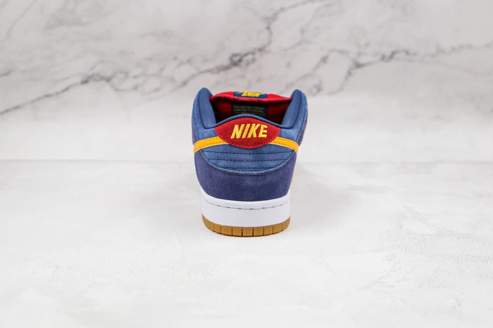 耐克Nike SB Dunk Low Barcelona纯原版本低帮SB DUNK麂皮巴塞罗那红蓝鸳鸯板鞋原楦头纸板打造 货号:DJ0606-400