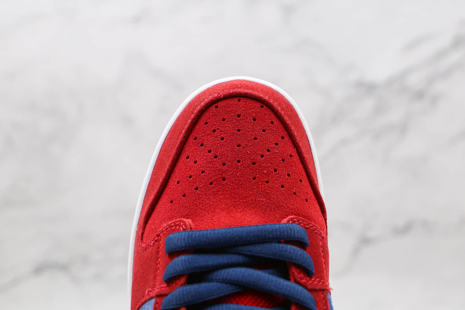 耐克Nike SB Dunk Low Barcelona纯原版本低帮SB DUNK麂皮巴塞罗那红蓝鸳鸯板鞋原楦头纸板打造 货号:DJ0606-400