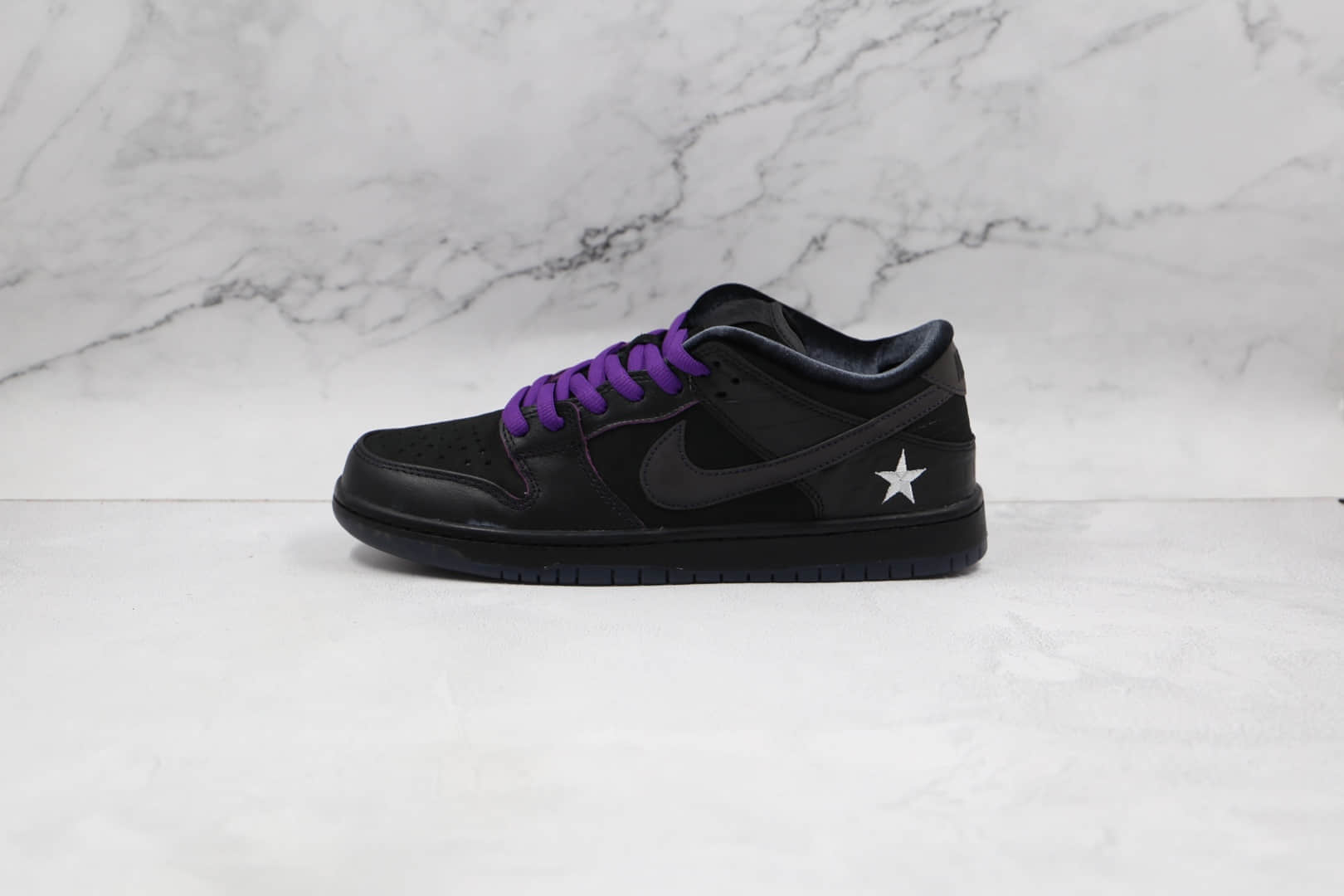 耐克Nike SB Dunk Low First Avenue x Familia联名款纯原版本低帮SB DUNK黑紫色星星板鞋原盒原标 (ID:67153) - 图片1