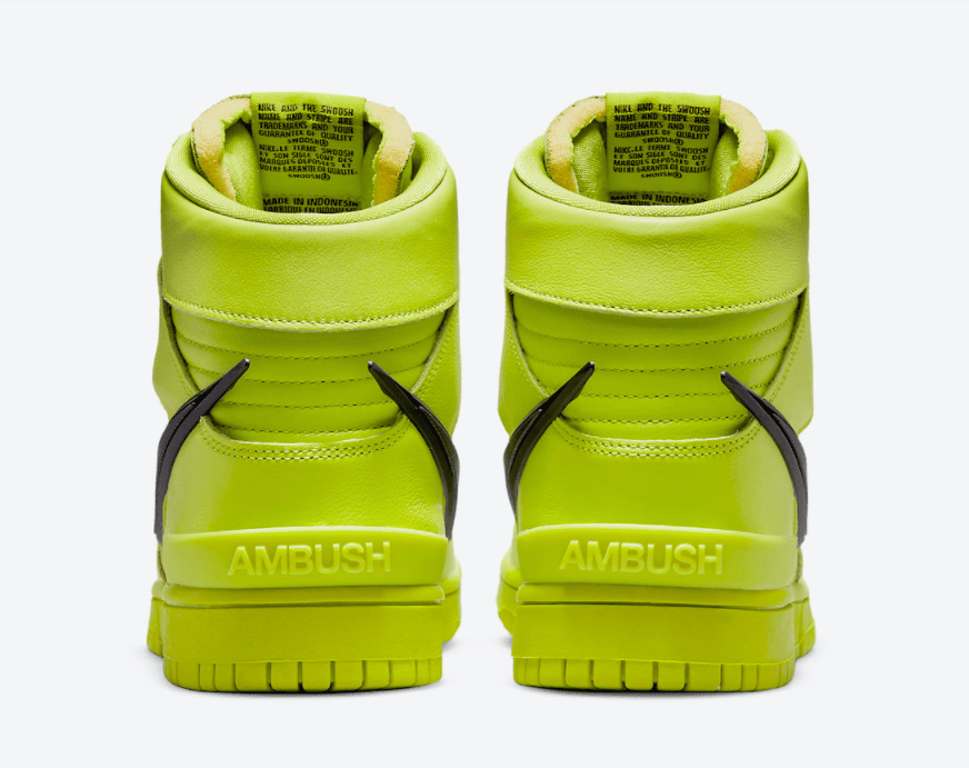 Ambush x Nike Dunk Hi“荧光绿”官图释出!月底登场! 货号:CU7544-300