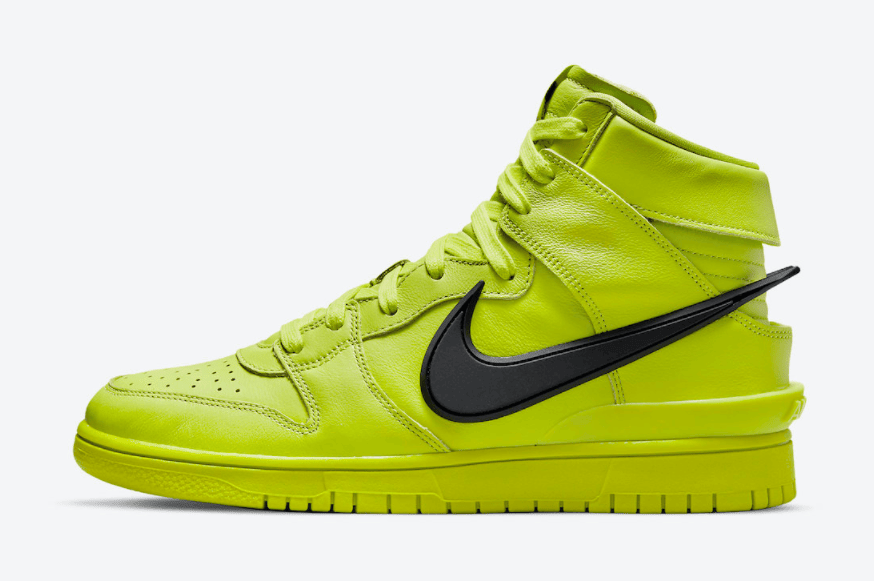 Ambush x Nike Dunk Hi“荧光绿”官图释出!月底登场! 货号:CU7544-300