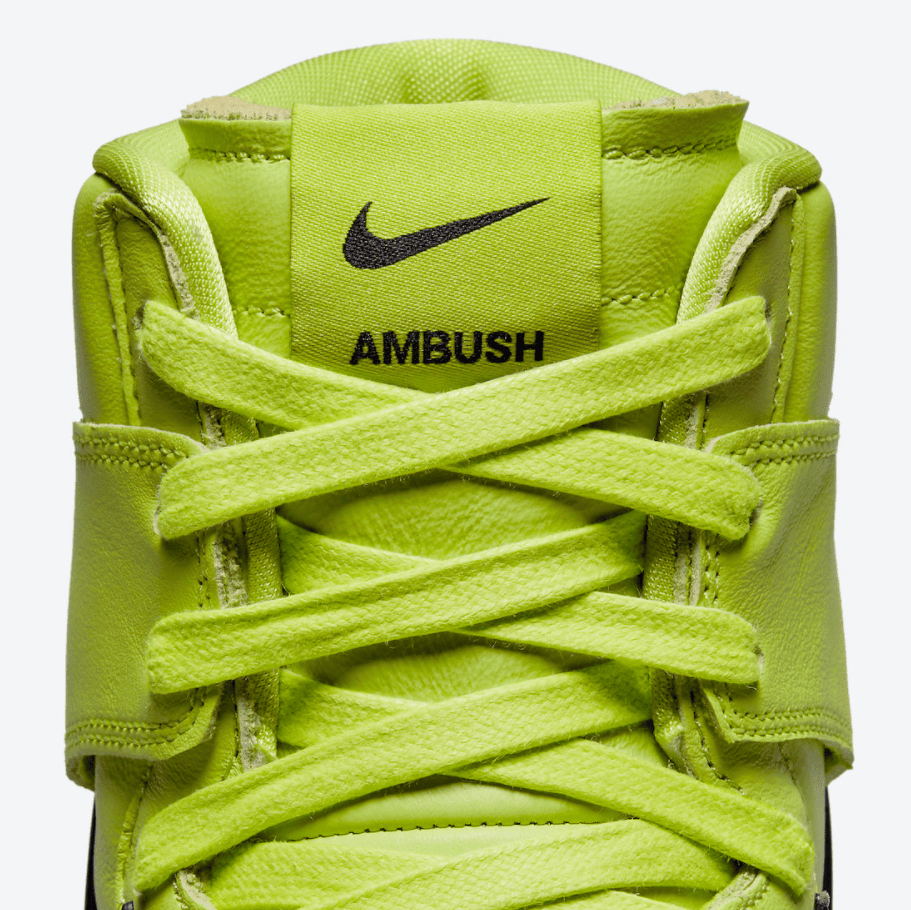 Ambush x Nike Dunk Hi“荧光绿”官图释出!月底登场! 货号:CU7544-300