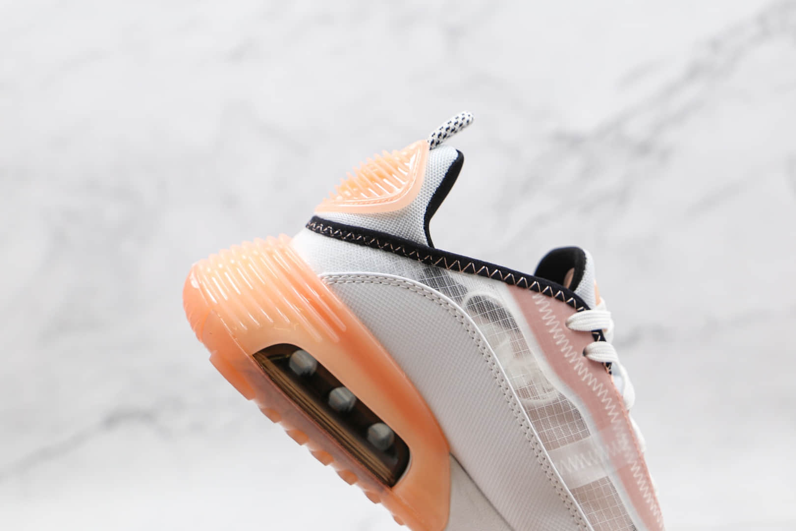 耐克Nike Air Max 2090纯原版本樱花粉网面Max2090太空大气垫鞋原档案数据开发 货号:CV8727-100