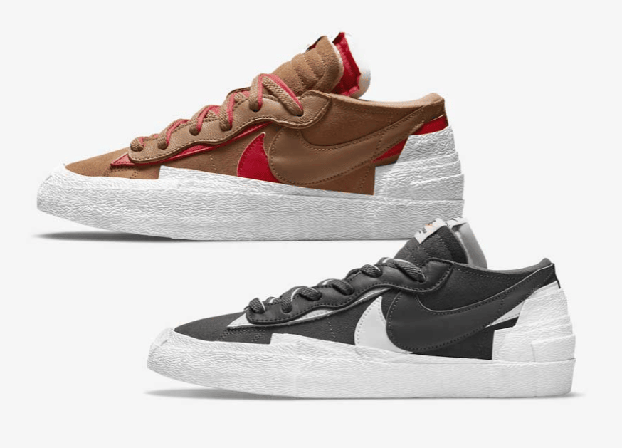 解构撞色！两款全新sacai x Nike Blazer官图释出！/DD1877-200 (ID:67462) - 图片1