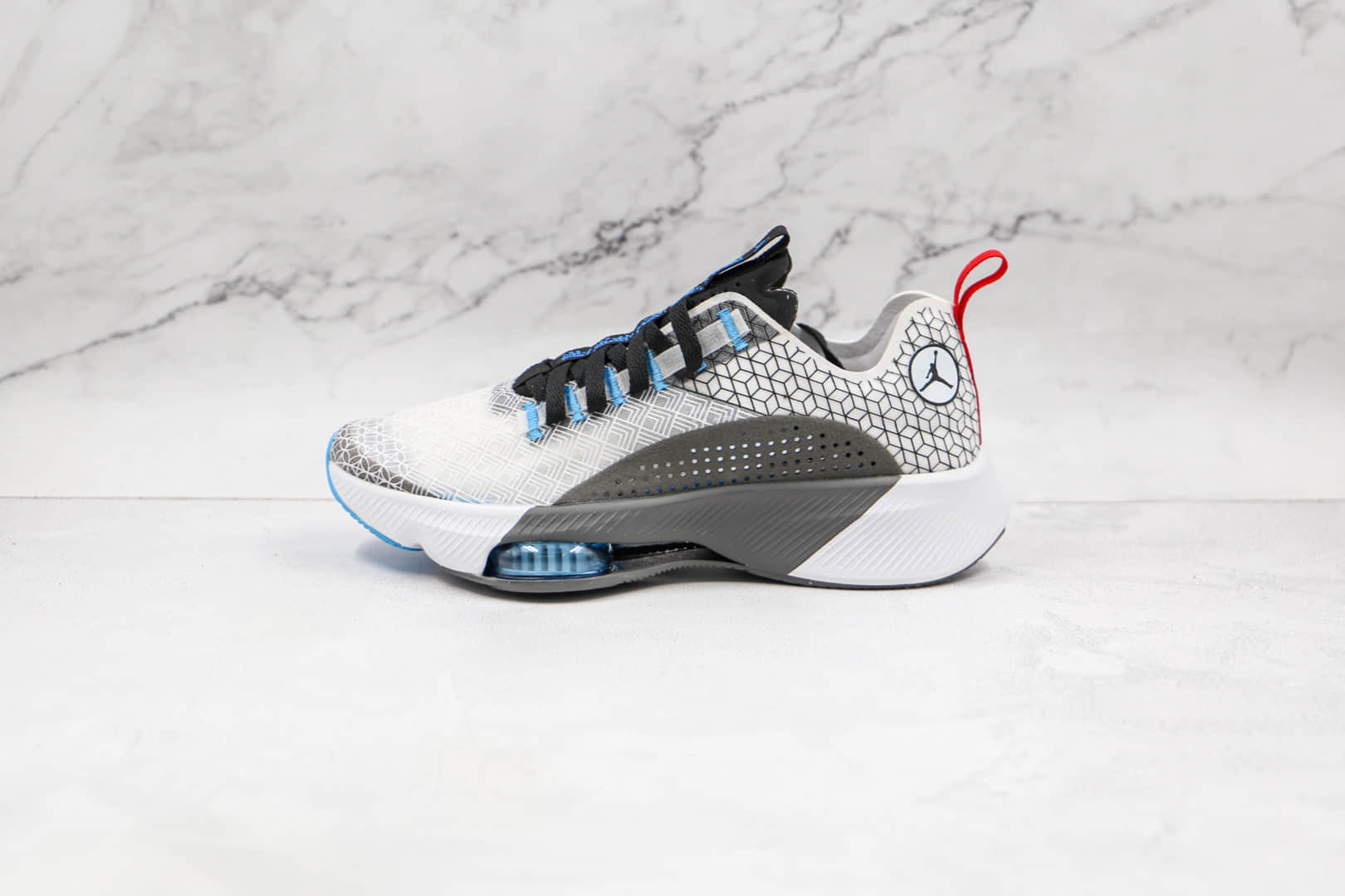 乔丹Air Jordan zoom renegade纯原版本半透明白灰色蝉翼跑鞋原楦头纸板打造 (ID:67510) - 图片1