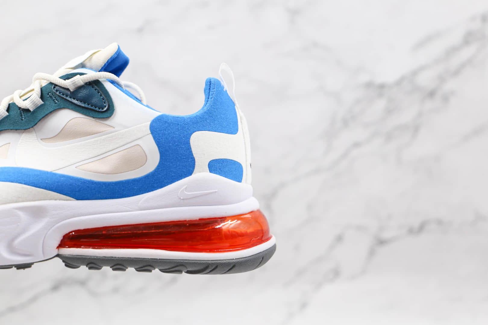 耐克Nike React Air Max 270V2纯原版本半掌气垫Max270二代白蓝色气垫鞋原档案数据开发 货号:DA2400-800