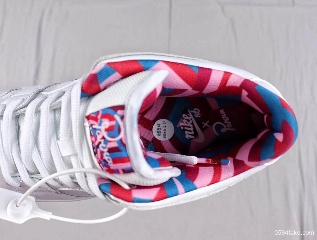 耐克Parra x Nike SB Dunk Low街头滑板鞋公司级版本耐克艺术家联名款SB系列低帮运动鞋 货号:CN4504-100