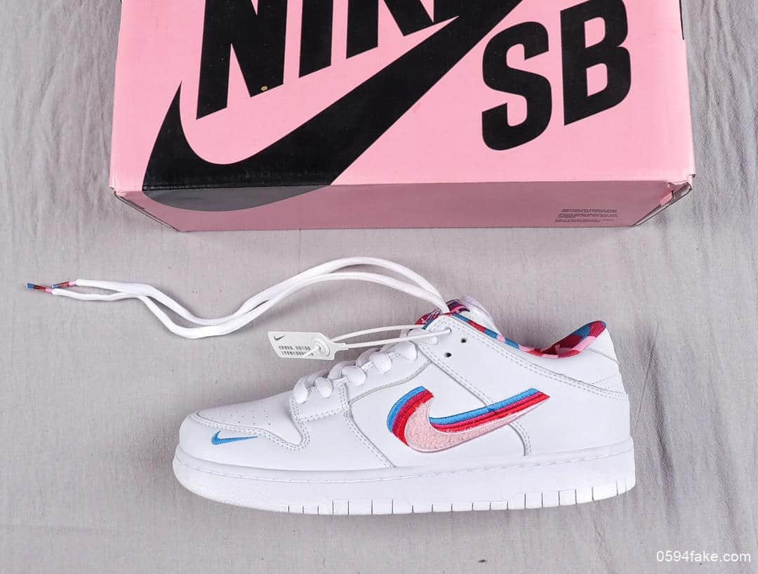 耐克Parra x Nike SB Dunk Low街头滑板鞋公司级版本耐克艺术家联名款SB系列低帮运动鞋 货号:CN4504-100