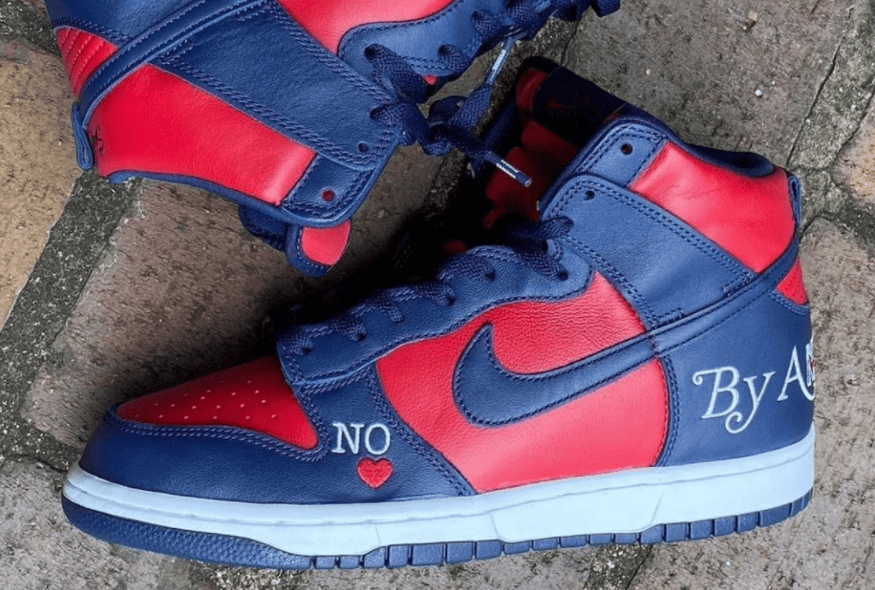 Supreme x Nike SB Dunk第二款配色曝光！红蓝撞色有点抢眼！ (ID:67790) - 图片1