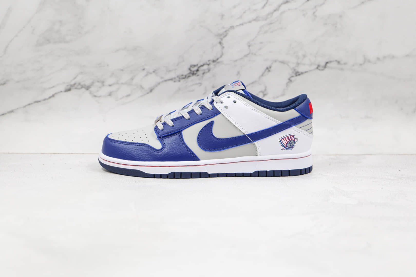 耐克Nike Dunk Low EMB x NBA联名款纯原版本低帮SB DUNK篮网配色板鞋原档案数据开发 货号:DD3363-001
