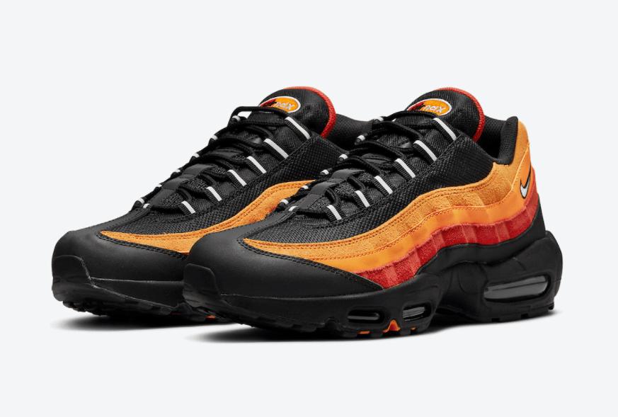 西红柿炒蛋!Nike复古跑鞋Air Max 95新配色即将发售! 货号:DC9412-001