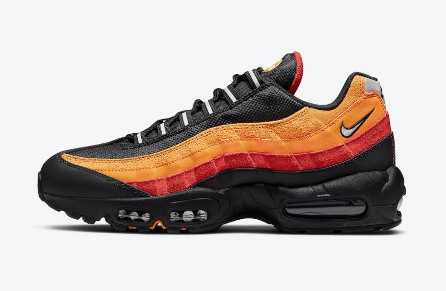 西红柿炒蛋!Nike复古跑鞋Air Max 95新配色即将发售! 货号:DC9412-001