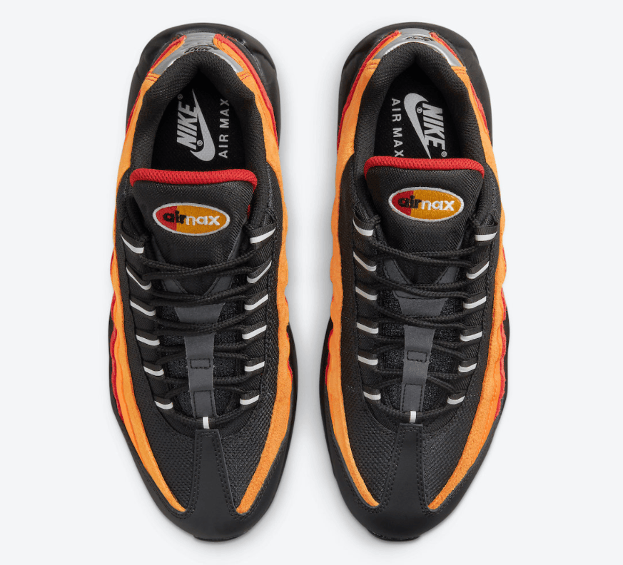 西红柿炒蛋!Nike复古跑鞋Air Max 95新配色即将发售! 货号:DC9412-001
