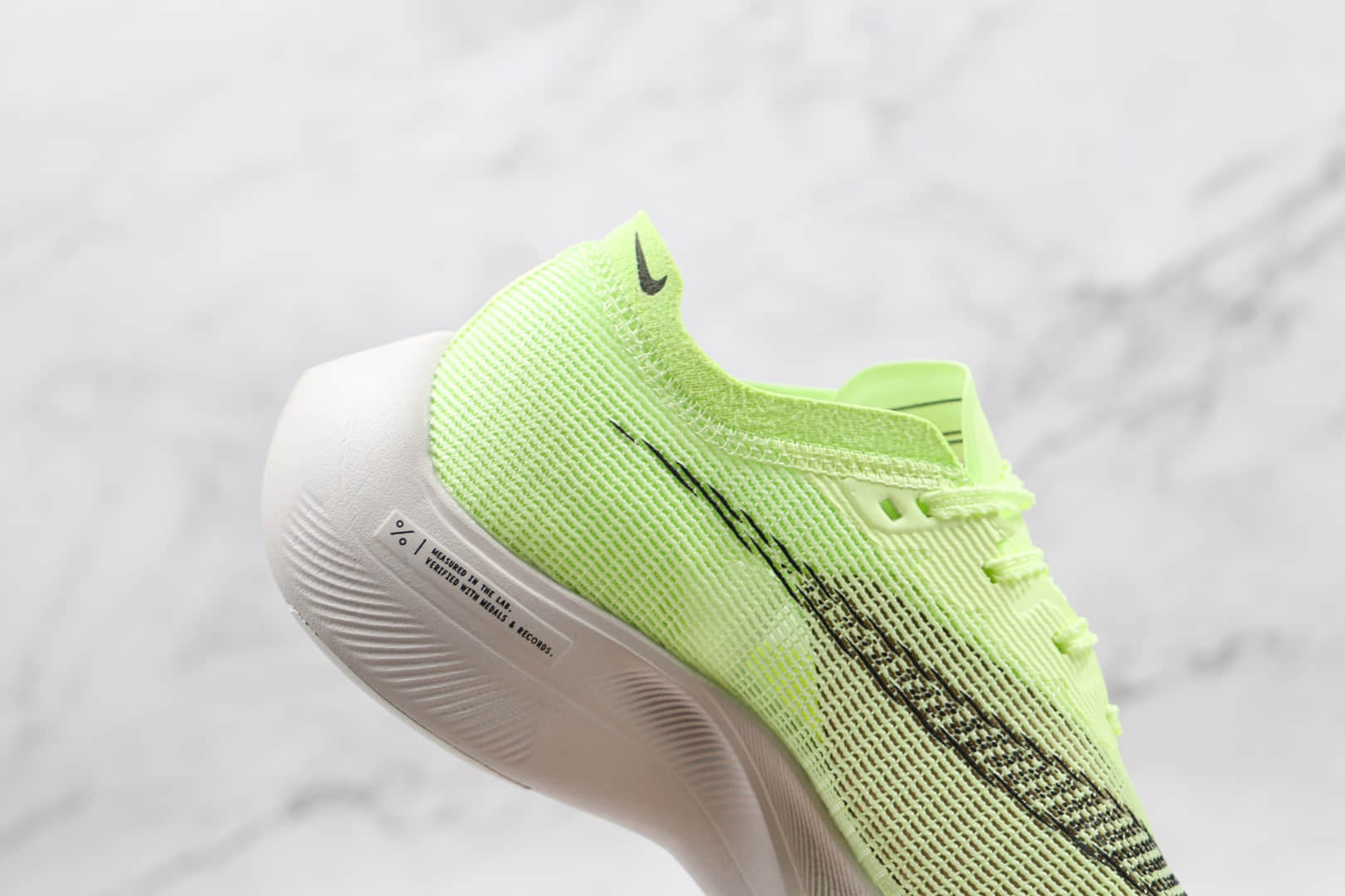 耐克Nike Air Zoom Alphafly NEXT%纯原版本马拉松黄绿色网面跑步鞋原楦头纸板打造 货号:CU4123-700