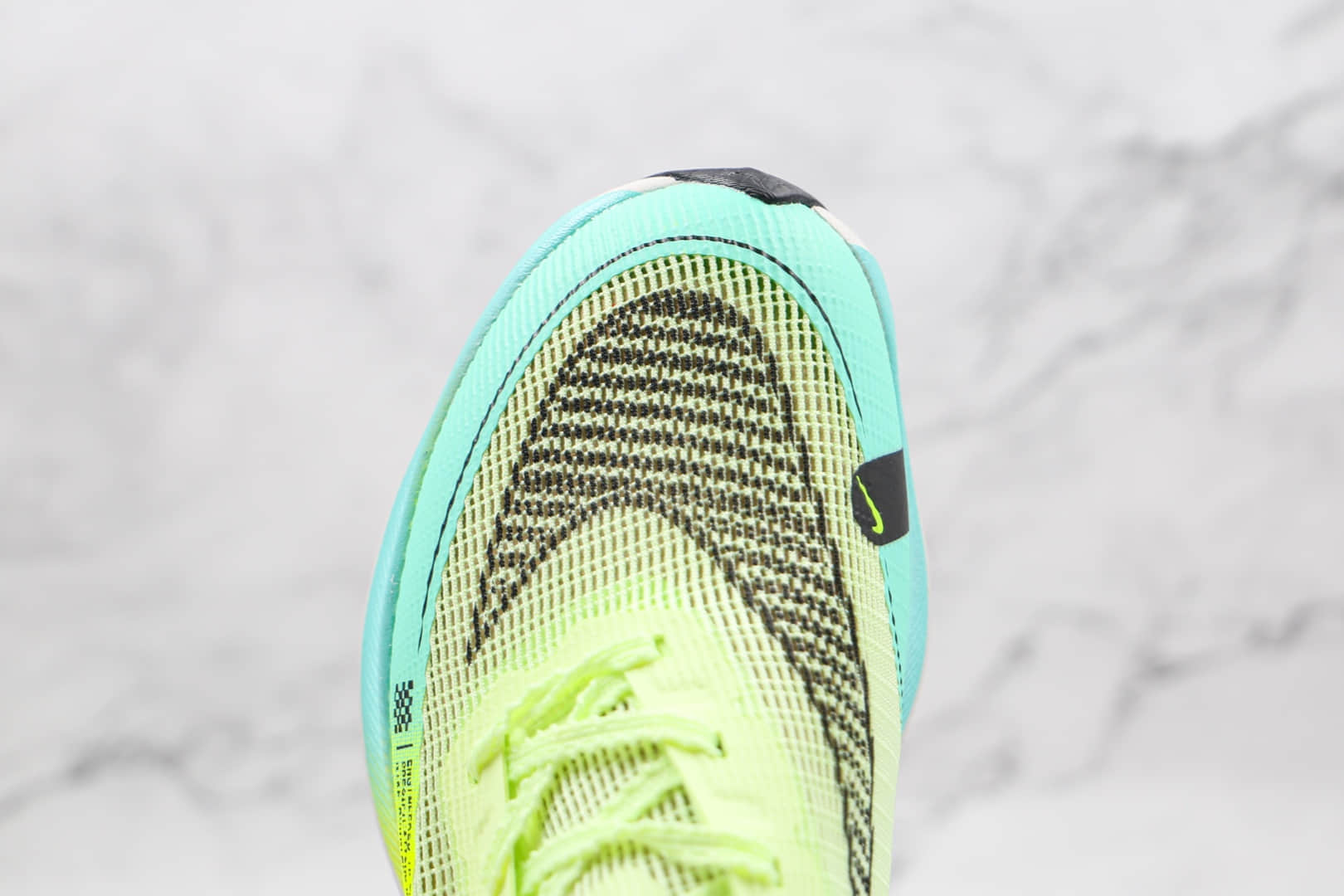 耐克Nike Air Zoom Alphafly NEXT%纯原版本马拉松黄绿色网面跑步鞋原楦头纸板打造 货号:CU4123-700