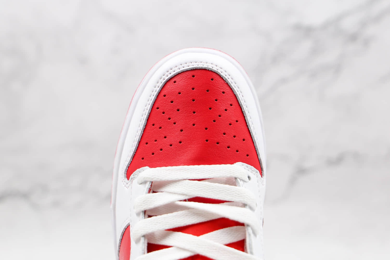 耐克Nike Dunk Low “University Red”纯原版本低帮Dunk白红色内置气垫 货号:CW1590-600