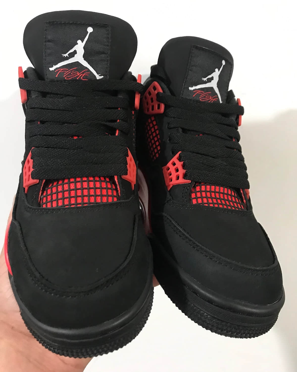 “红雷神”!全新黑红 AJ4 实物曝光! 货号:CT8527-016