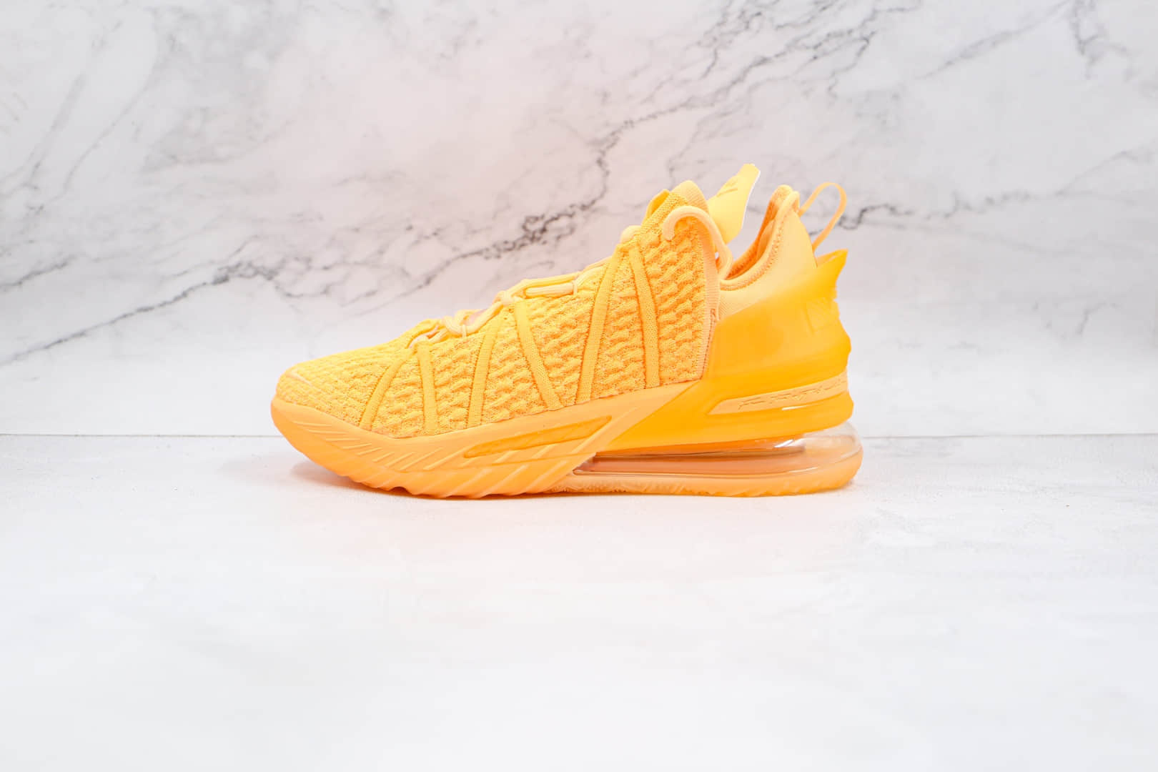 耐克NIKE LeBron 18纯原版本詹姆斯18代蜜瓜橙黄色篮球鞋支持实战 (ID:68199) - 图片1