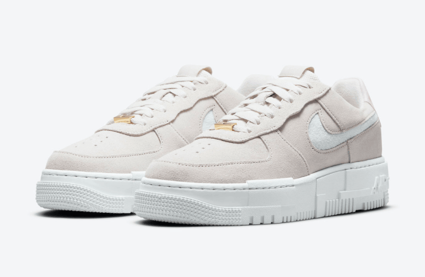 绒面革鞋面！耐克AF1 Pixel新配色即将登场！ (ID:68239) - 图片1