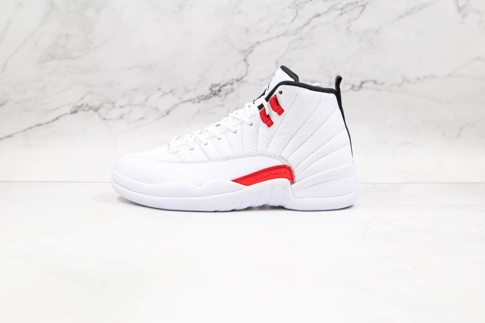 乔丹Air Jordan 12 Twist纯原版本白红色AJ12篮球鞋原档案数据开发 (ID:68384) - 图片1