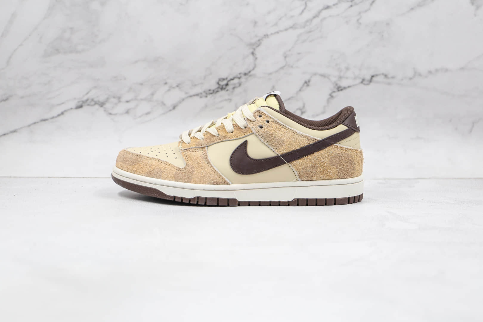 耐克Nike Dunk Low Retro PRM Cheetah纯原版本低帮DUNK米白棕猎豹动物印花板鞋原盒原标 (ID:68534) - 图片1