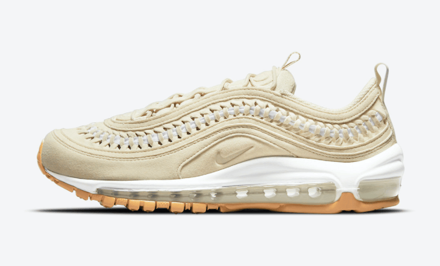 奶油鞋身+编织细节!这双Air Max 97也太好看了! 货号:DC4144-200