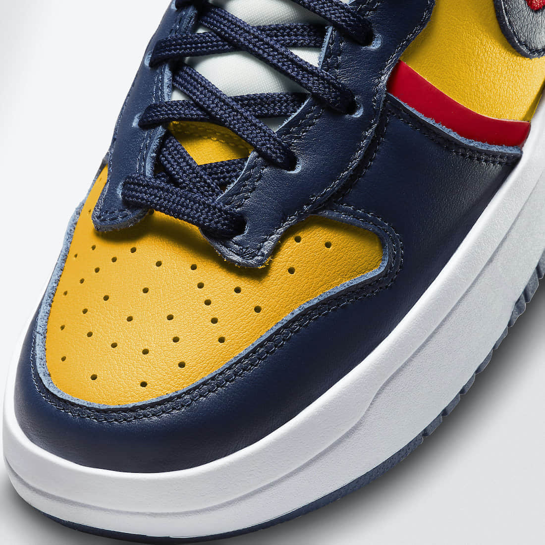 Dunk升级!加厚大底!全新Nike Dunk High Rebel密歇根配色即将登场! 货号:DH3718-701