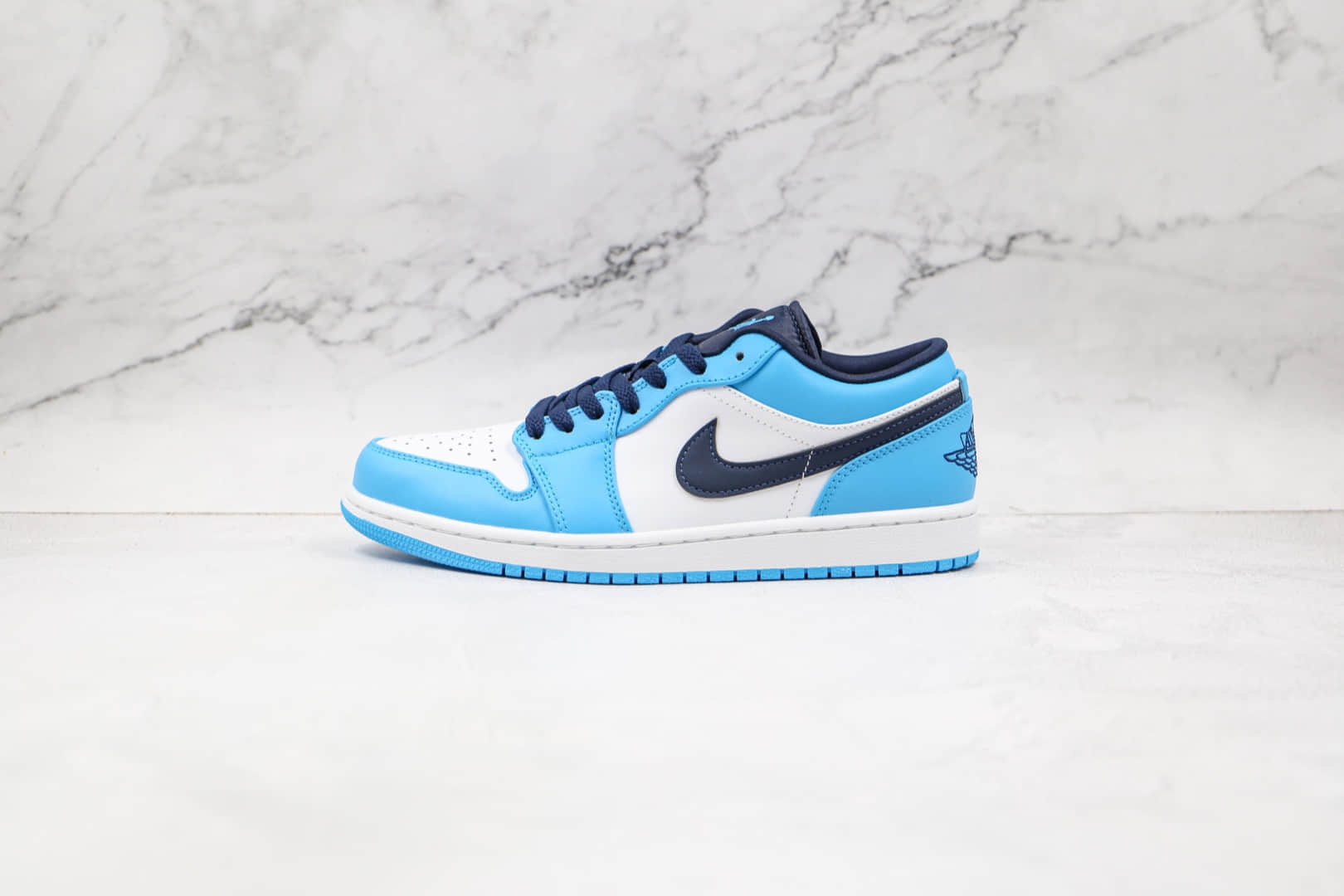 乔丹Air Jordan 1 Low纯原版本乔1低帮AJ1北卡蓝区别市面通货 (ID:68628) - 图片1