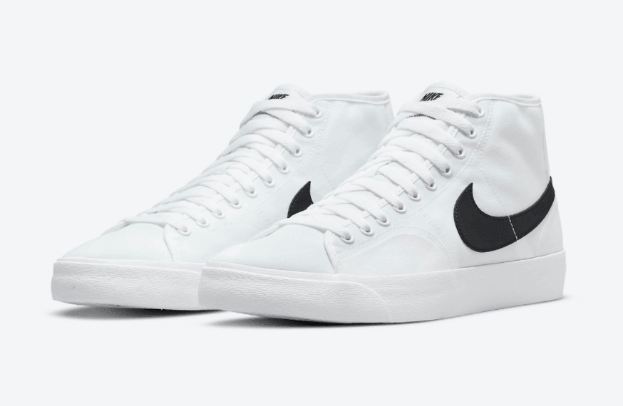 简约白黑！全新Nike SB Blazer Court Mid首度曝光！ (ID:68652) - 图片1