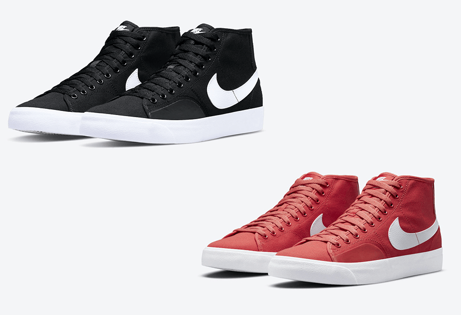 黑白or红白？两款全新配色Nike SB Blazer Court Mid即将登场！ (ID:68680) - 图片1