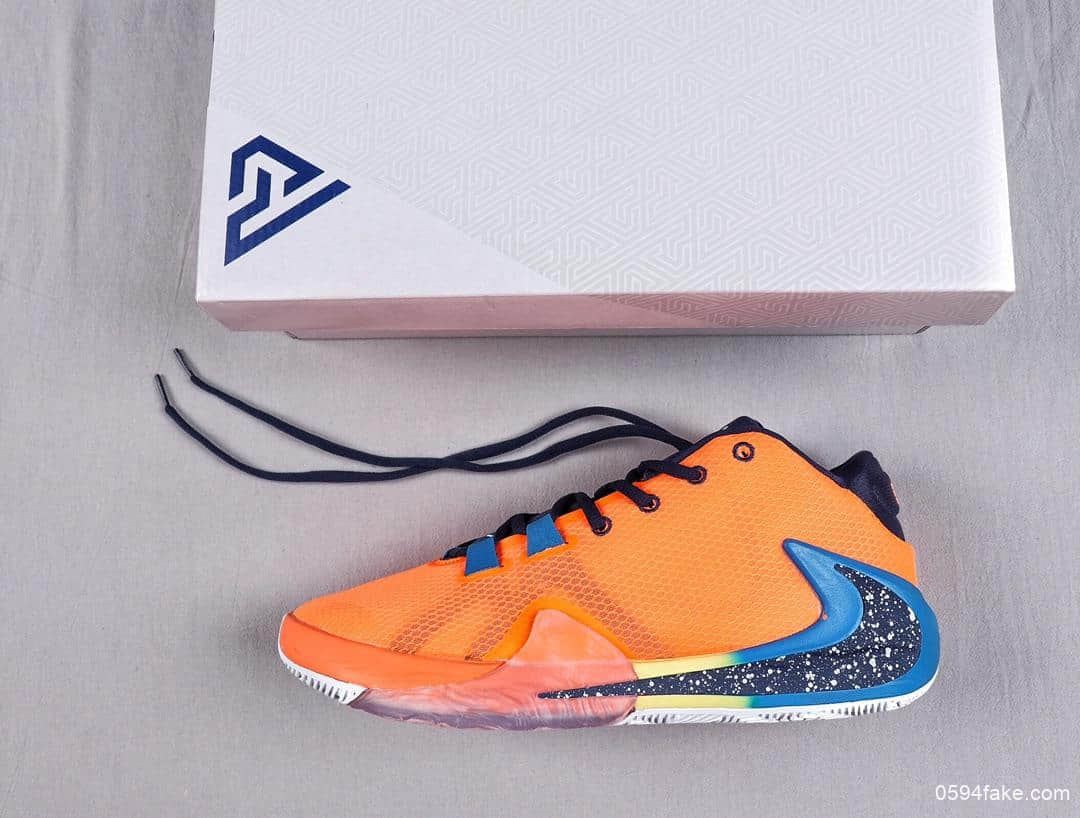 耐克Nike Zoom Freak 1公司级版本字母哥一代签名实战篮球鞋 货号:BQ5422-800