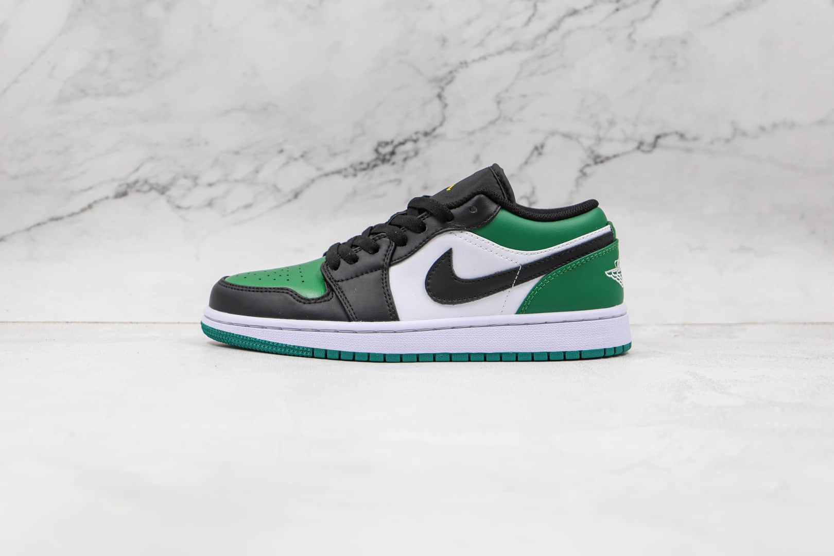 乔丹Air Jordan 1 Low Green Toe纯原版本低帮AJ1黑绿脚趾凯尔特人板鞋原档案数据开发 (ID:69066) - 图片1
