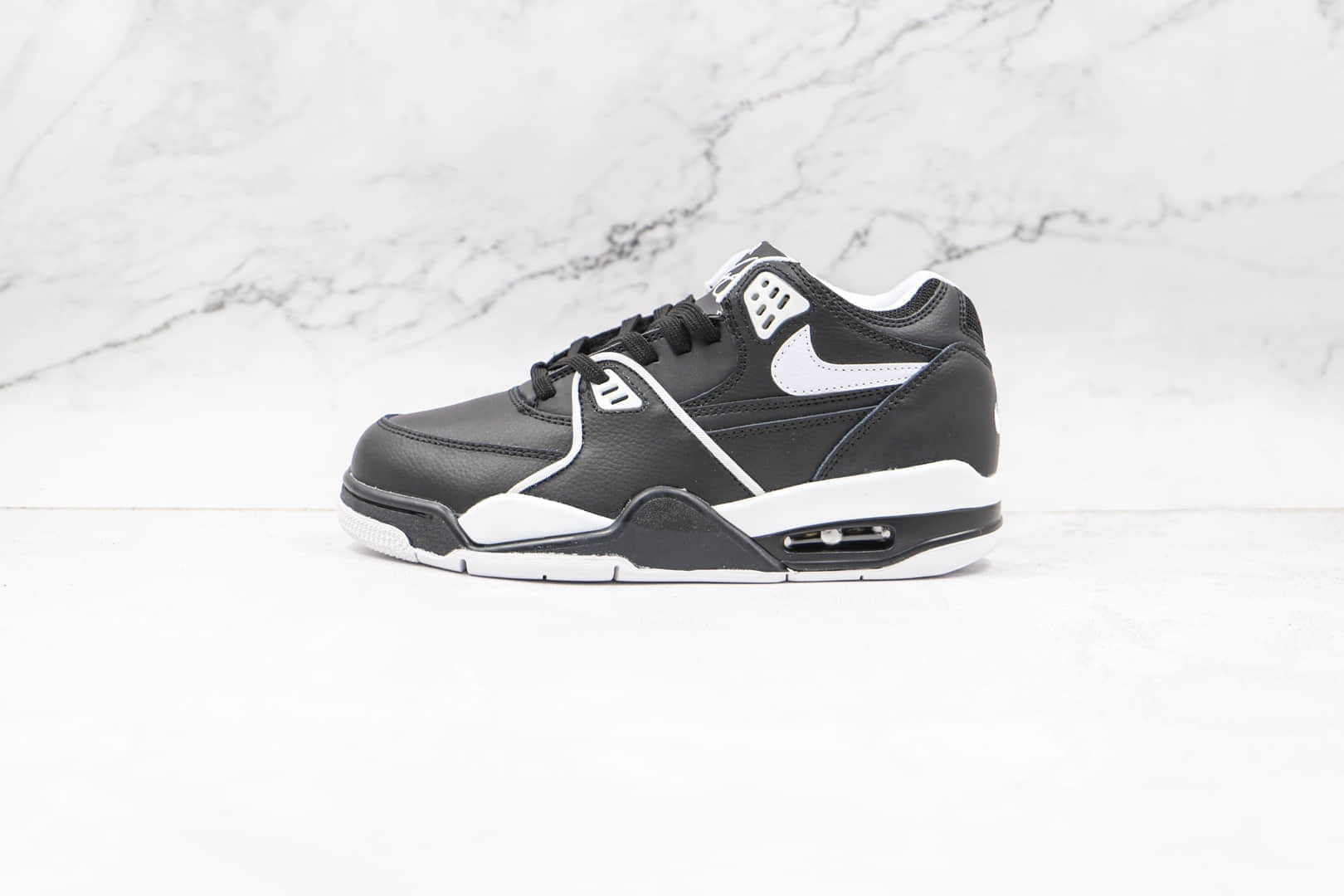 耐克Nike Air Flight 89纯原版本星际篮球鞋主题黑白色复古篮球鞋原楦头纸板打造 货号:CT1570-001
