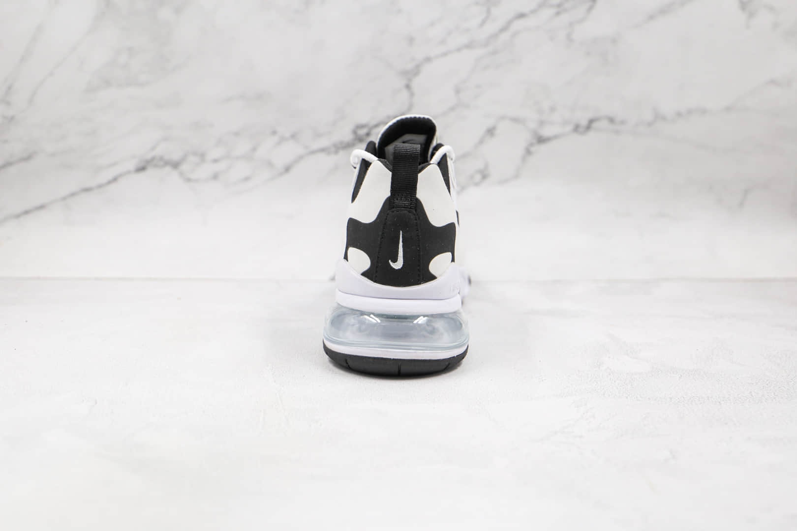 耐克Nike React Air Max 270V2纯原版本半掌气垫Max270二代白黑色慢跑鞋原档案数据开发 货号:CT1264-102