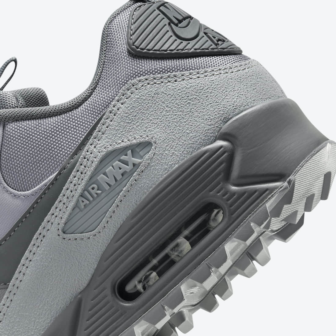 鞋舌带兜!全新Nike Air Max 90 Surplus“狼灰”首度曝光! 货号:DC9389-001