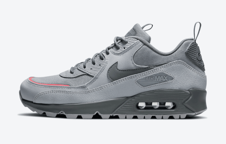 鞋舌带兜!全新Nike Air Max 90 Surplus“狼灰”首度曝光! 货号:DC9389-001