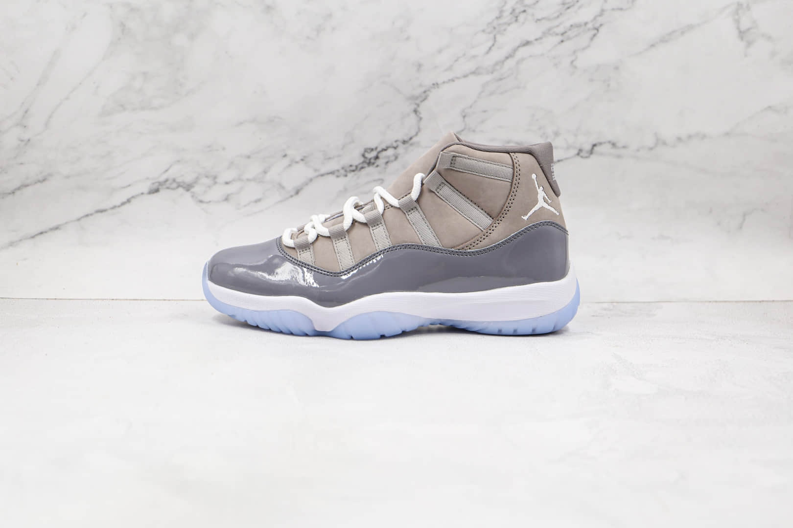 乔丹Air Jordan 11 Retro Cool Grey纯原版本高帮AJ11酷灰篮球鞋内置碳板 (ID:69407) - 图片1