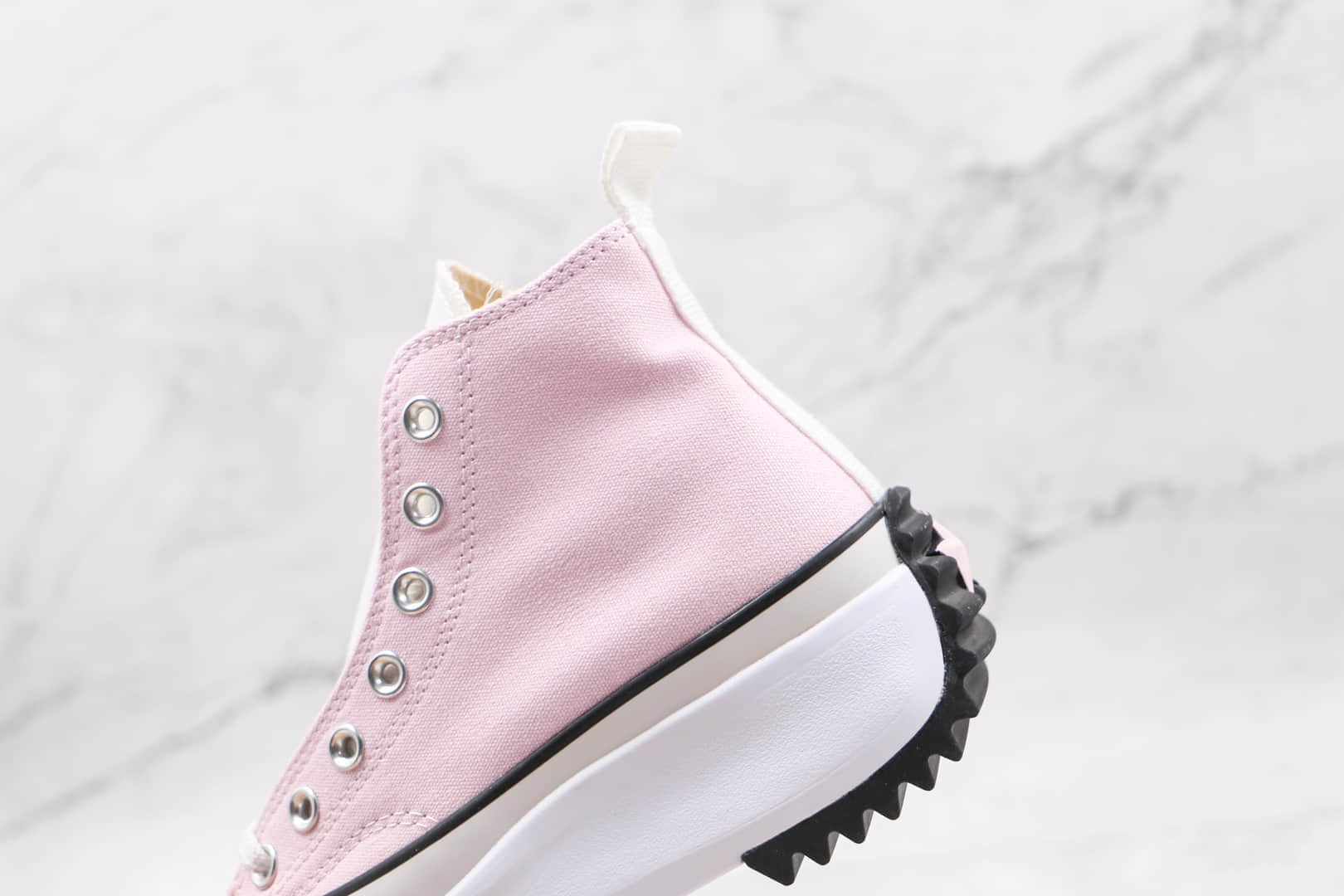匡威CONVERSE Run Star Hike公司级版本厚底锯齿粉蜜桃拼接鸳鸯帆布鞋原楦头纸板打造 货号:170968C