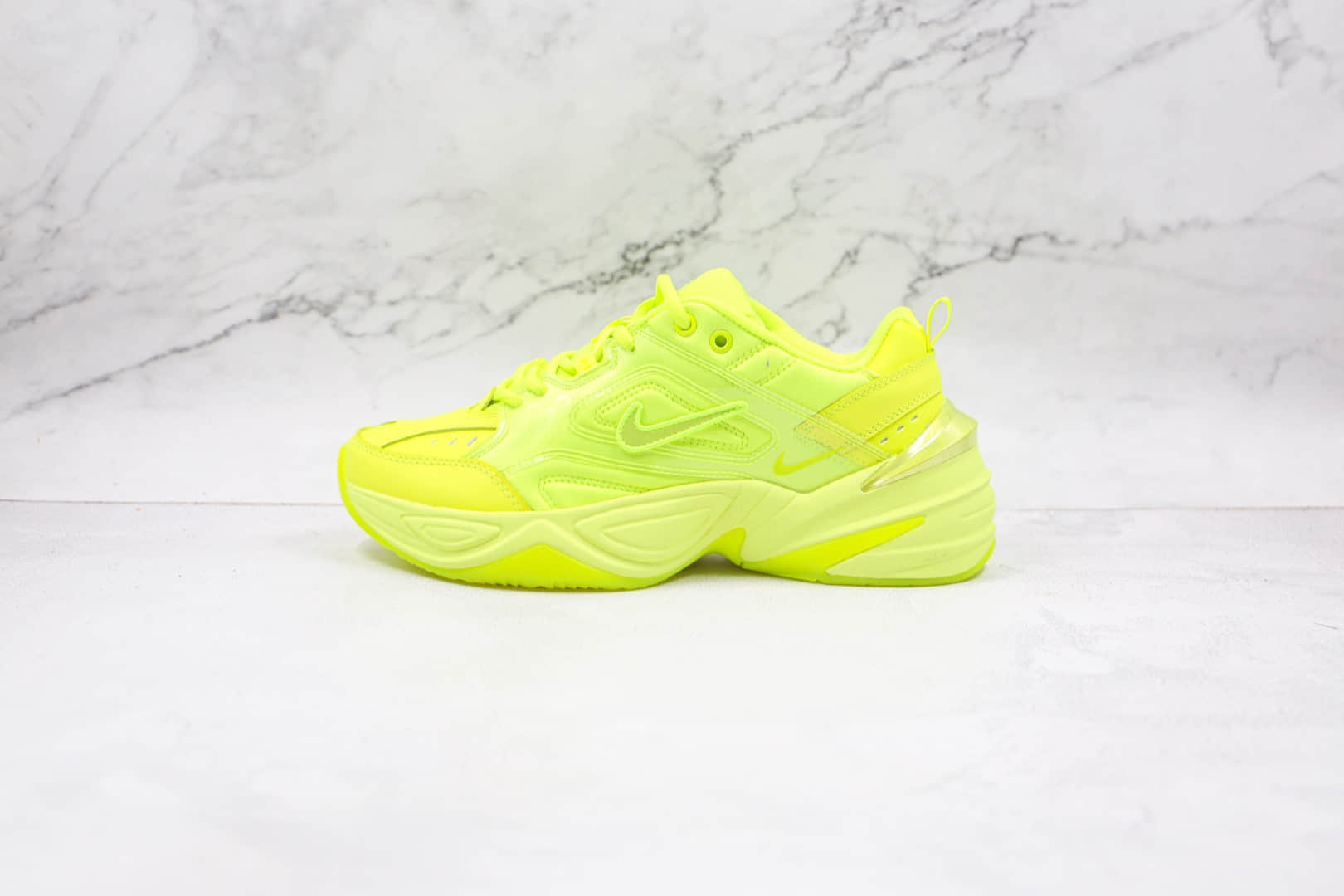 耐克Nike Air Monarch M2K纯原版本复古老爹鞋M2K荧光绿慢跑鞋原盒原标 (ID:69580) - 图片1