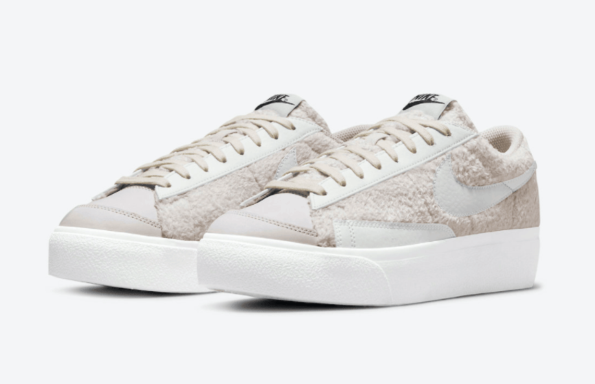 温柔奶咖色！这双毛绒Nike Blazer Low Platform太适合秋冬了！ (ID:69693) - 图片1