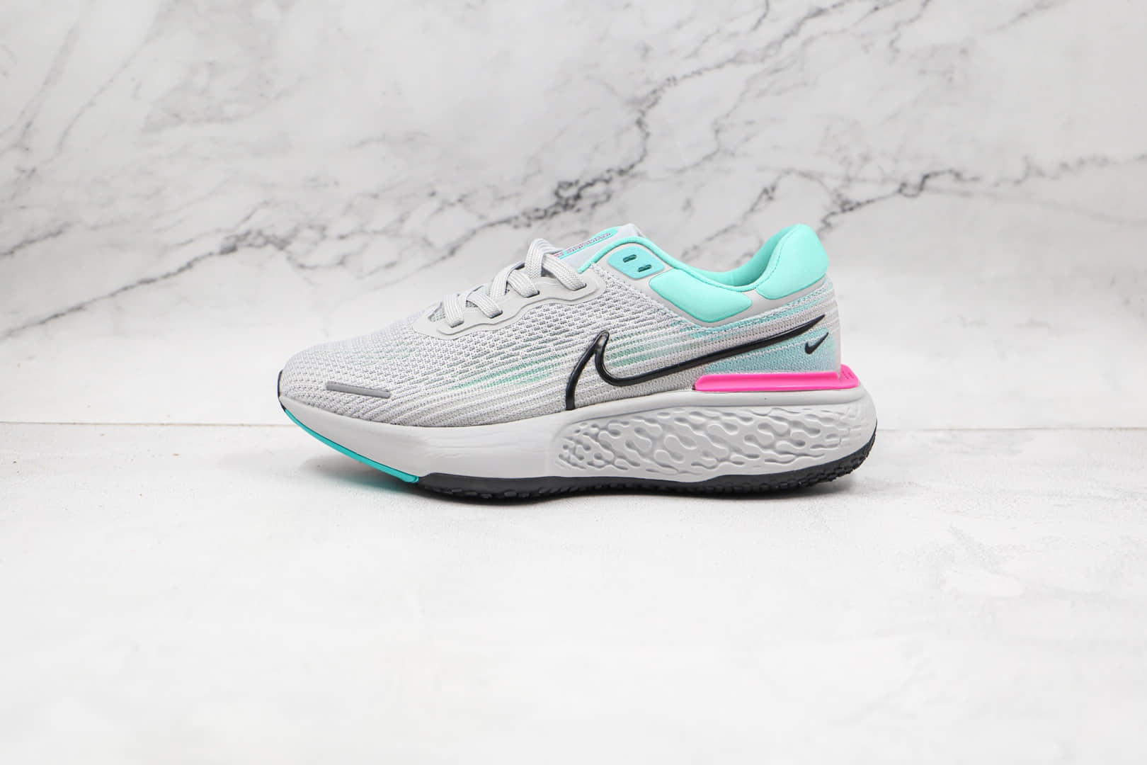 耐克Nike ZoomX Invincible Run FK纯原版本网面透气灰色慢跑鞋原楦头纸板打造 (ID:69734) - 图片1