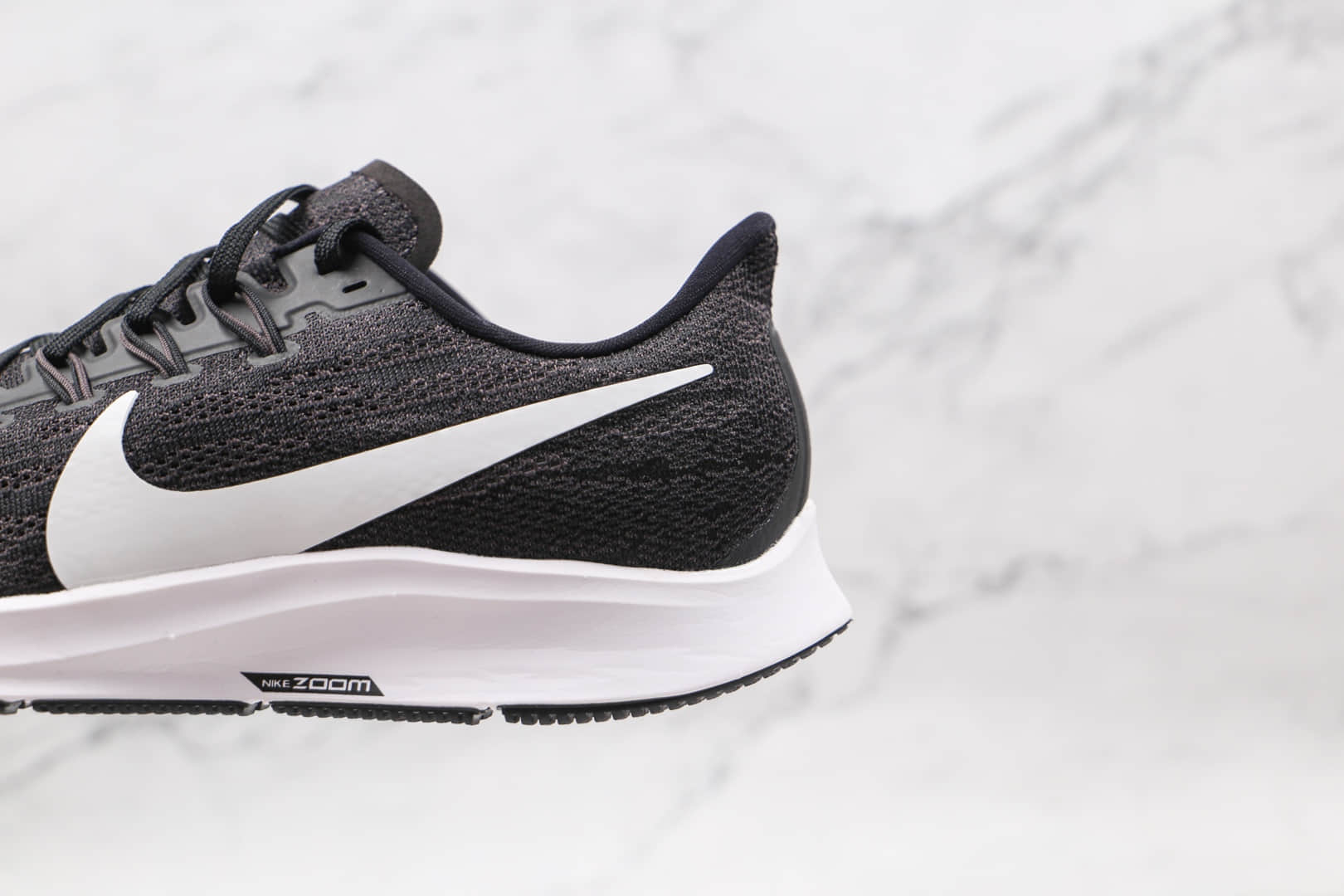 耐克Nike Air Zoom Pegasus 36纯原版本登月36代黑白色慢跑鞋原档案数据开发 货号:AQ2203-002