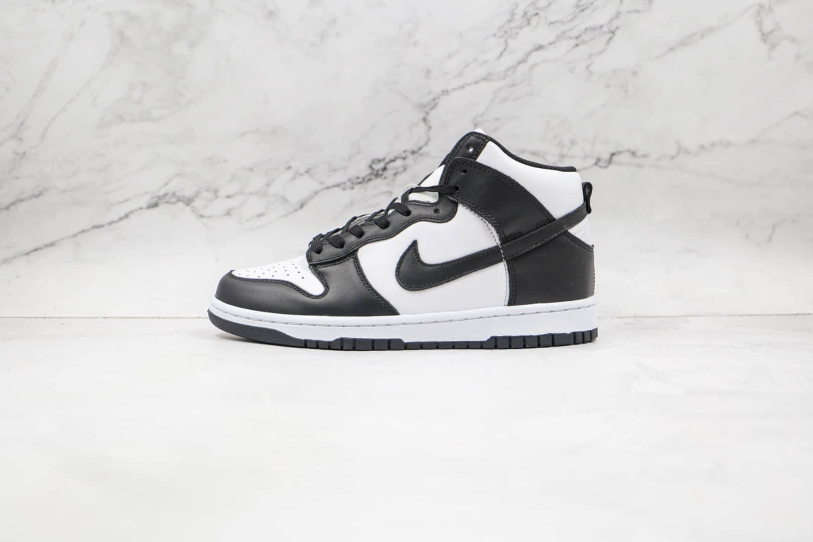 耐克Nike SB Dunk High纯原版本高帮SB DUNK黑白熊猫板鞋原档案数据开发 (ID:69962) - 图片1