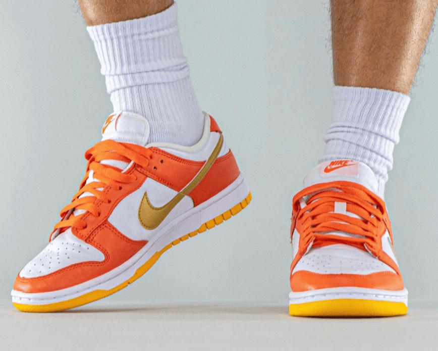 “雪城金钩”!全新白橙Nike Dunk Low首度曝光!