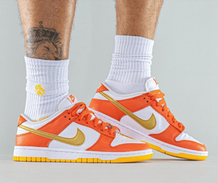 “雪城金钩”!全新白橙Nike Dunk Low首度曝光!