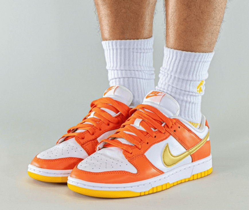“雪城金钩”!全新白橙Nike Dunk Low首度曝光!