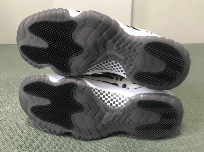 马毛鞋面+斑马纹设计!这双AJ11够狂野! 货号:AR0715-010