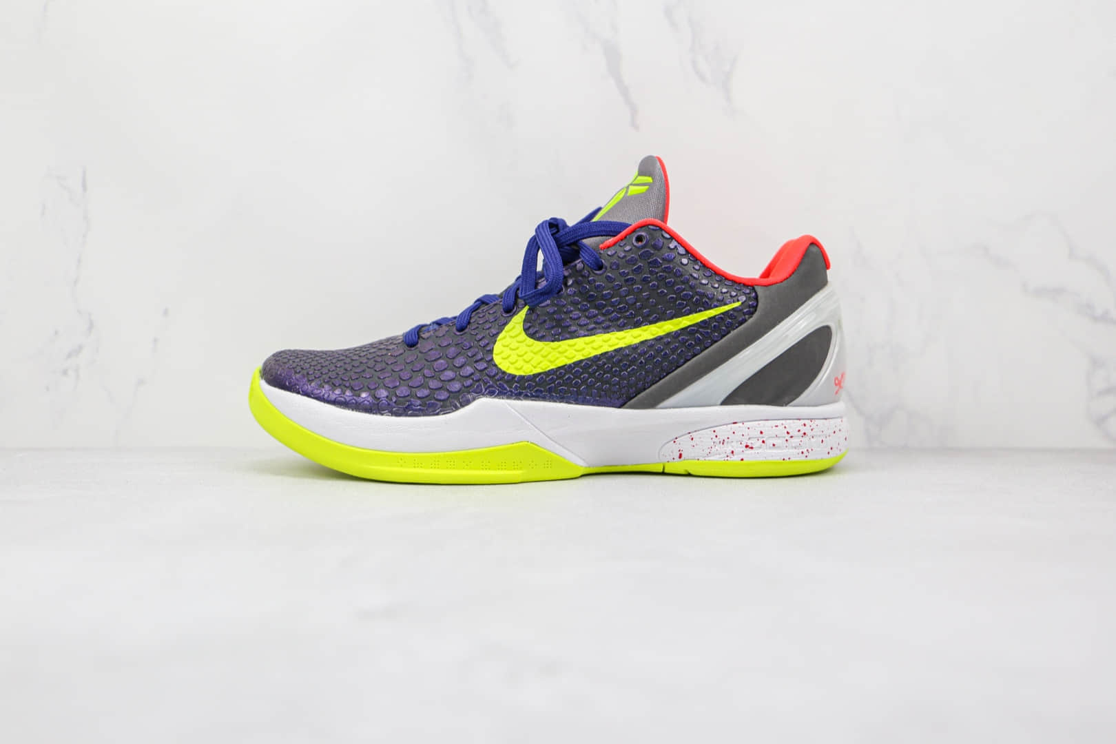 耐克Nike Kobe 6 Supreme灭世纯原版本科比6代小丑蓝绿色篮球鞋原鞋开模一比一打造 (ID:70364) - 图片1