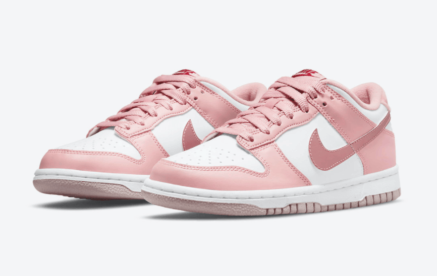 白粉配色！全新“小情人节”Nike Dunk Low官图释出！ (ID:70376) - 图片1